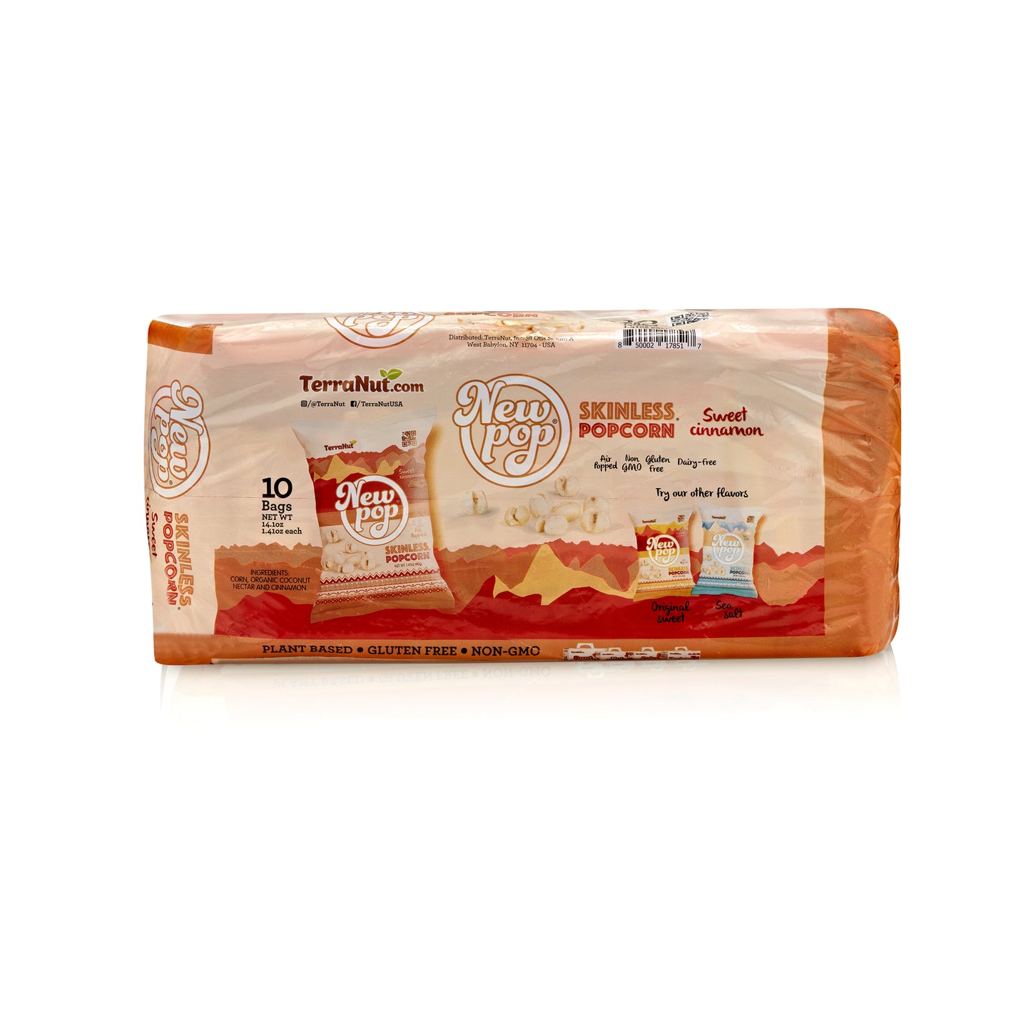 Indulge in TerraNut's Non-GMO, Skinless Popcorn – a pure, guilt-free delight without the need for oil. Crafted with care, our popcorn is made from non-genetically modified corn kernels, ensuring a natural and wholesome snacking experience. Enjoy the crisp, clean taste of popcorn without any added oils – it's simplicity at its most delicious. Choose TerraNut for a popcorn treat that's as good for your taste buds as it is for your well-being.