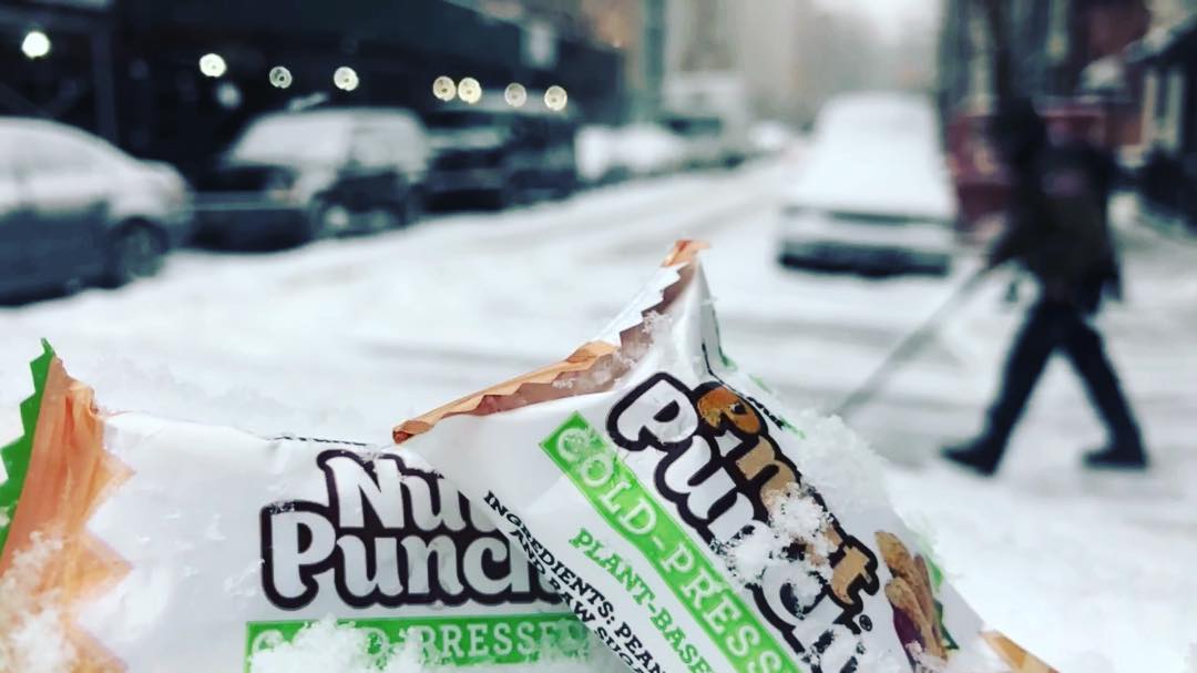 A chilly morning made easier by some healthy snacks