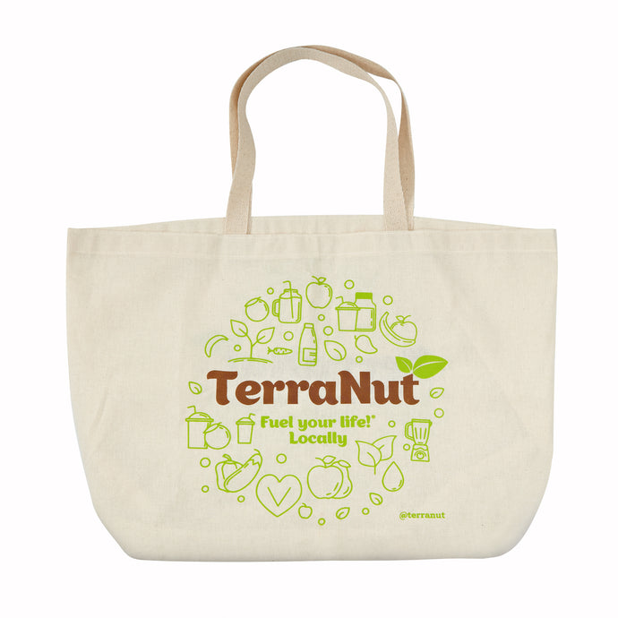 Embrace the convenience of our TerraNut Cotton Bag, and make a positive impact with every use. It's more than a bag; it's a symbol of your dedication to both style and sustainability. Choose TerraNut – where practical meets planet-friendly.