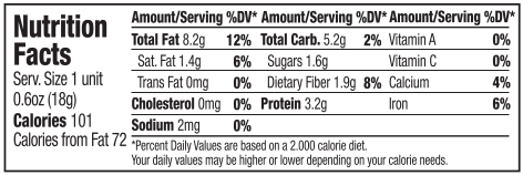 Nutrient dense snack nuts and seeds and acai